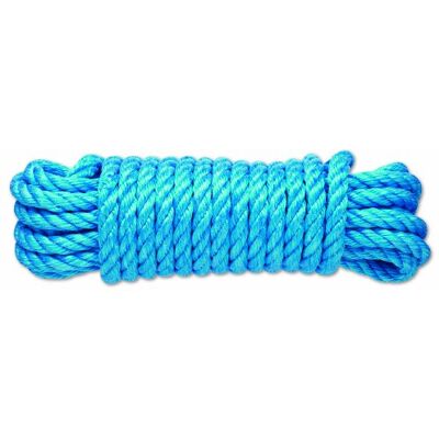Chapuis Cuerda de polipropileno retorcida 2,2 t Diámetro 12 mm Largo 7,50 m Azul Chapuis Cuerda de polipropileno retorcida 2,2 t Diámetro 12 mm Largo 7,50 m Azul