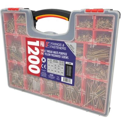 Tornillos para madera multifunción ForgeFix - Organizador surtido - Tornillos para madera Tornillos para madera multifunción ForgeFix - Organizador surtido - Tornillos para madera