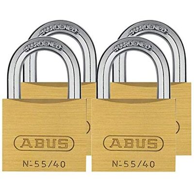 ABUS Candado Latón 55/40 Quads Set 4 Piezas ABUS Candado Latón 55/40 Quads Set 4 Piezas