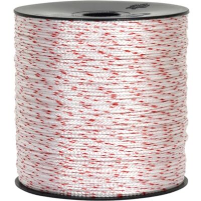 Corderie Italiane -00 Cuerda De Nylon, 1,8 Mm-500 Mt, En El Carrete, Blanco/Rojo Corderie Italiane -00 Cuerda De Nylon, 1,8 Mm-500 Mt, En El Carrete, Blanco/Rojo