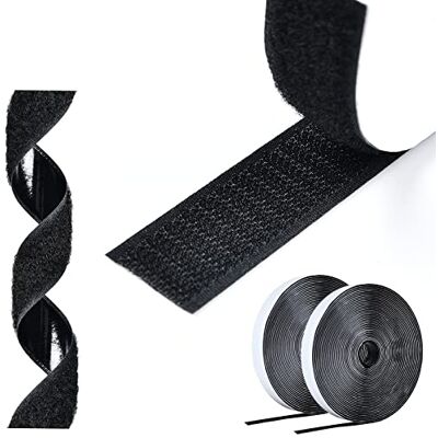 AiQInu Belcro Adhesivo Doble Cara,8 Metros Hook y Loop Auto Adhesivo,20mm Ancho Reutilizable Nylon Doble Cinta Cara Extra Fuerte para Oficina,Doméstica,Bricolaje AiQInu Belcro Adhesivo Doble Cara,8 Metros Hook y Loop Auto Adhesivo,20mm Ancho Reutilizable Nylon Doble Cinta Cara Extra Fuerte para Oficina,Doméstica,Bricolaje