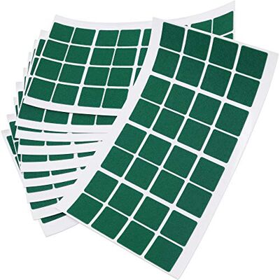 Adsamm ® / 320 x almohadillas de fieltro / 25x25 mm / verde / cuadrado / Protectores de suelo para patas de mueble / auto-adhesivos / con grosor de 1,5 mm de la máxima calidad Adsamm ® / 320 x almohadillas de fieltro / 25x25 mm / verde / cuadrado / Protectores de suelo para patas de mueble / auto-adhesivos / con grosor de 1,5 mm de la máxima calidad