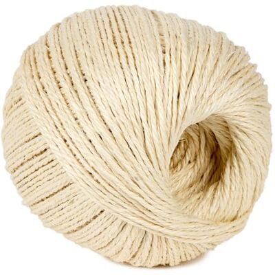 La cordeline Ficellle Sisal Natural 2 mm ± 750 m en Ovillo de 2,5 kg, Cuerda de jardín, Bricolaje, Embalaje, Bricolaje La cordeline Ficellle Sisal Natural 2 mm ± 750 m en Ovillo de 2,5 kg, Cuerda de jardín, Bricolaje, Embalaje, Bricolaje