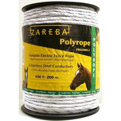 Zareba Polyrope 200-meter 6-Conductor portátil Electric-Fence Cuerda Zareba Polyrope 200-meter 6-Conductor portátil Electric-Fence Cuerda