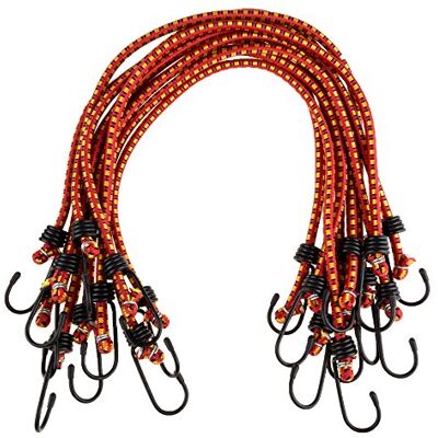 Stalwart 75-car1010 12 pulgadas Bungee cables – 10 unidades, Stalwart 75-car1010 12 pulgadas Bungee cables – 10 unidades,