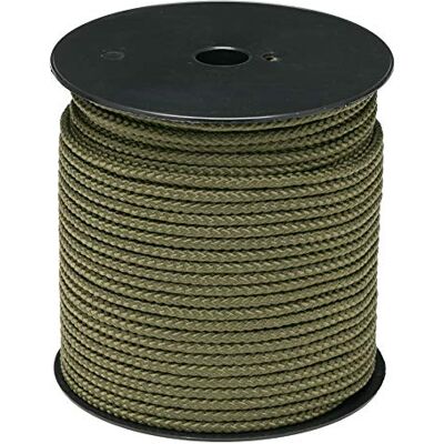Flandria Cuerda de polipropileno trenzado caqui 6mm ± 100m, Flandria Cuerda de polipropileno trenzado caqui 6mm ± 100m,