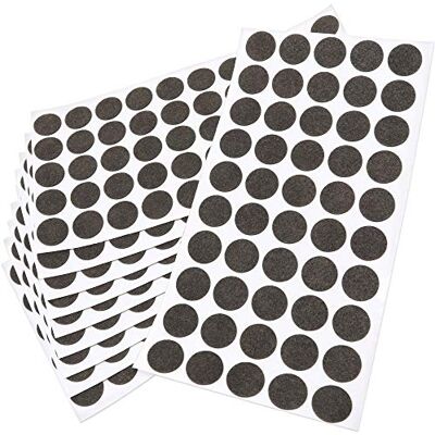 Adsamm ® / 500 x almohadillas de fieltro / 20x20 mm / marrón / redondo / Protectores de suelo para patas de mueble / auto-adhesivos / con grosor de 1,5 mm de la máxima calidad Adsamm ® / 500 x almohadillas de fieltro / 20x20 mm / marrón / redondo / Protectores de suelo para patas de mueble / auto-adhesivos / con grosor de 1,5 mm de la máxima calidad
