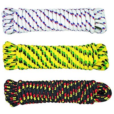 COUNTRY CORD cuerda trenzada (polipropileno y poliéster, multicolor, 10 m COUNTRY CORD cuerda trenzada (polipropileno y poliéster, multicolor, 10 m