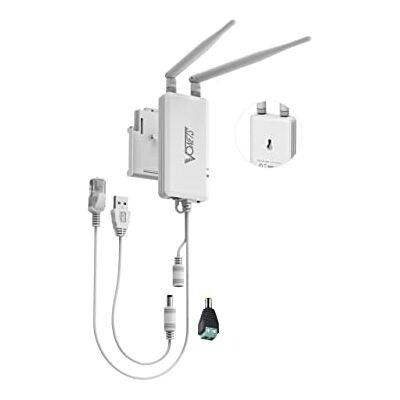 Vonets 2.4GHz WiFi Bridge Ethernet Repetidor inalámbrico/Mini enrutador/Adaptador de señal de Punto de Acceso RJ45, DC/USB Alimentado para cámara IP, PLC Industrial, AGV, Dispositivos de Red VAP11S Vonets 2.4GHz WiFi Bridge Ethernet Repetidor inalámbrico/Mini enrutador/Adaptador de señal de Punto de Acceso RJ45, DC/USB Alimentado para cámara IP, PLC Industrial, AGV, Dispositivos de Red VAP11S