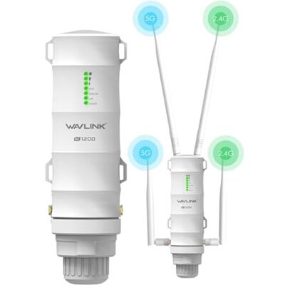 WAVLINK Repetidor WiFi Largo Alcance WiFi Exterior Potente(Antena de 360 Grados)- Amplificador Señal WiFi Antena WiFi Extender WiFi 6 AX3000 Mesh Outdoor PoE Punto de Acceso WiFi WAVLINK Repetidor WiFi Largo Alcance WiFi Exterior Potente(Antena de 360 Grados)- Amplificador Señal WiFi Antena WiFi Extender WiFi 6 AX3000 Mesh Outdoor PoE Punto de Acceso WiFi