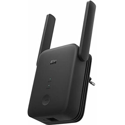 Xiaomi Mi WiFi Range Extender AC1200, repetidor WiFi, conexión Estable, WiFi Dual Band, Entrada Ethernet, indicador de señal Inteligente, Negro, versión Italiana, (RA75) Xiaomi Mi WiFi Range Extender AC1200, repetidor WiFi, conexión Estable, WiFi Dual Band, Entrada Ethernet, indicador de señal Inteligente, Negro, versión Italiana, (RA75)