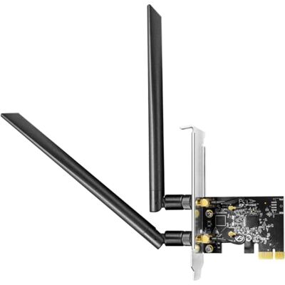 Cudy Tarjeta de Red PCIe, AC1300 Wi-Fi Adaptador, Windows 10/11, WE1300 WiFi 5 Gigabit Ethernet PCI Express Adaptador, Compatible con Windows 10/11 64Bit, 867+400 Mbps, 2.4+5GHz, Diseño discreto Cudy Tarjeta de Red PCIe, AC1300 Wi-Fi Adaptador, Windows 10/11, WE1300 WiFi 5 Gigabit Ethernet PCI Express Adaptador, Compatible con Windows 10/11 64Bit, 867+400 Mbps, 2.4+5GHz, Diseño discreto