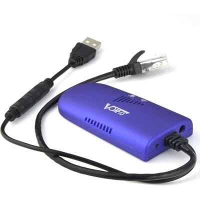 Vonets Mini Puente WiFi Ethernet/repetidor inalámbrico RJ45 a WiFi Adaptador convertidor para DVR, básculas electrónicas, PLC, Dispositivos de Red de cámara IP Vonets Mini Puente WiFi Ethernet/repetidor inalámbrico RJ45 a WiFi Adaptador convertidor para DVR, básculas electrónicas, PLC, Dispositivos de Red de cámara IP