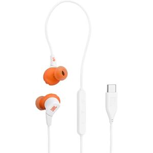 JBL Endurance Run 3 Auriculares Deportivos con Cable, tecnología FlipHook y TwistLock, Resistentes al Polvo y al Agua, IP65, Sonido Pure Bass, micrófono y Mando, USB-C, Blanco JBL Endurance Run 3 Auriculares Deportivos con Cable, tecnología FlipHook y TwistLock, Resistentes al Polvo y al Agua, IP65, Sonido Pure Bass, micrófono y Mando, USB-C, Blanco