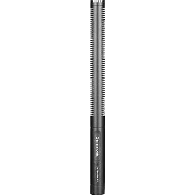 Saramonic Micrófono de escopeta corto profesional con soporte de choque, parabrisas, cable XLR, clip de micrófono y estuche rígido personalizado () Saramonic Micrófono de escopeta corto profesional con soporte de choque, parabrisas, cable XLR, clip de micrófono y estuche rígido personalizado ()