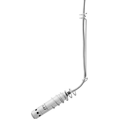 JTS Micrófono para Colgar electret (característica supercardioide), Color Blanco JTS Micrófono para Colgar electret (característica supercardioide), Color Blanco