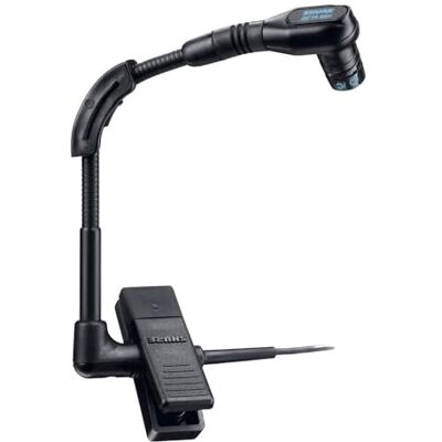 Shure Beta 98H/C Micrófono Condensador cardioide en Miniatura de Saxo/Metales con Pinza, con Montaje antivibraciones Integrado y preamplificador (XLR) Shure Beta 98H/C Micrófono Condensador cardioide en Miniatura de Saxo/Metales con Pinza, con Montaje antivibraciones Integrado y preamplificador (XLR)