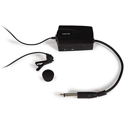 FONESTAR Micrófono de solapa con adaptador FONESTAR Micrófono de solapa con adaptador