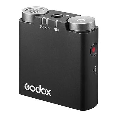 GODOX Transmisor de micrófono inalámbrico Virso TX de 2,4 GHz con clip GODOX Transmisor de micrófono inalámbrico Virso TX de 2,4 GHz con clip