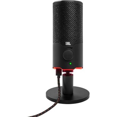 JBL Quantum Stream Micrófono USB condensador de doble cápsula, para streaming, grabación y gaming, negro JBL Quantum Stream Micrófono USB condensador de doble cápsula, para streaming, grabación y gaming, negro