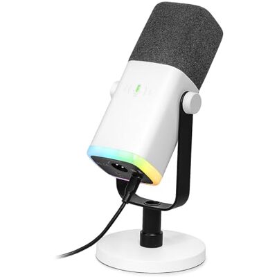 FIFINE XLR USB Microfono Gaming per PC PS4 PS5, Streaming Micrófono de Dinámico per Podcast Studio para Estudio Grabación FIFINE XLR USB Microfono Gaming per PC PS4 PS5, Streaming Micrófono de Dinámico per Podcast Studio para Estudio Grabación