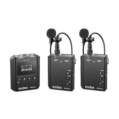GODOX WMicS2 UHF Kit de micrófono inalámbrico compacto 2 GODOX WMicS2 UHF Kit de micrófono inalámbrico compacto 2
