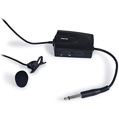 FONESTAR Micrófono de solapa con adaptador FONESTAR Micrófono de solapa con adaptador