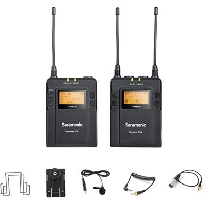Saramonic UwMic9 Single (TX9+RX9) Mic Wireless UHF Saramonic UwMic9 Single (TX9+RX9) Mic Wireless UHF