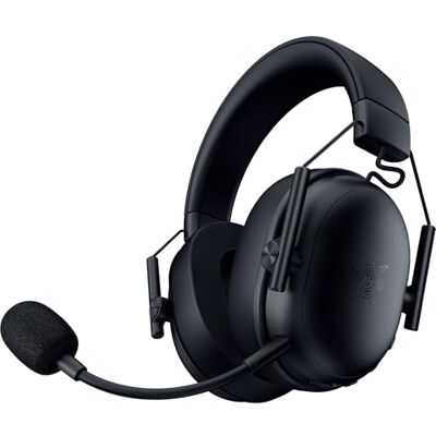 Razer BlackShark V3 X HyperSpeed Auriculares inalámbricos para eportes Ultra Ligeros 270g Diafragmas de 50mm Micrófono cardioide Sonido Envolvente 2,4 GHz y Bluetooth PC/Mac Negro Razer BlackShark V3 X HyperSpeed Auriculares inalámbricos para eportes Ultra Ligeros 270g Diafragmas de 50mm Micrófono cardioide Sonido Envolvente 2,4 GHz y Bluetooth PC/Mac Negro