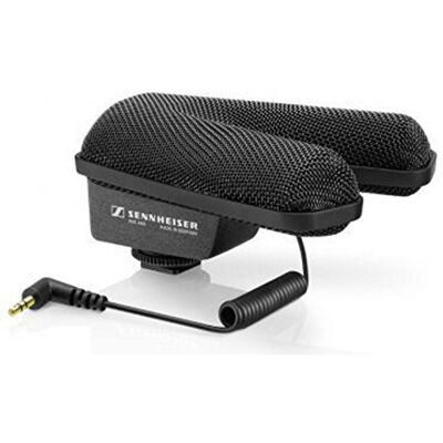 Sennheiser Micrófono Shotgun Estéreo Compacto con Conector de 3,5 mm para Cámaras, 506258 Sennheiser Micrófono Shotgun Estéreo Compacto con Conector de 3,5 mm para Cámaras, 506258