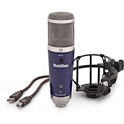 SubZero Micrófono USB Micrófono Profesional de Condensador para Podcast SubZero Micrófono USB Micrófono Profesional de Condensador para Podcast