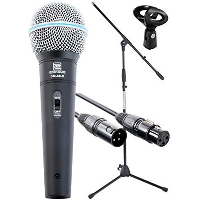 Pronomic de Micrófono Micrófono+ Soporte+ Cable XLR Pronomic de Micrófono Micrófono+ Soporte+ Cable XLR