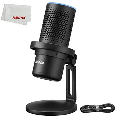 GODOX /G Micrófono de condensador USB RGB, ajuste de micrófono cardioide E-Sports controlado, aplicación de micrófono integrada () GODOX /G Micrófono de condensador USB RGB, ajuste de micrófono cardioide E-Sports controlado, aplicación de micrófono integrada ()