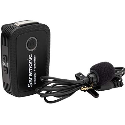 Saramonic Blink 500 TX Transmisor inalámbrico Digital con Clip y micrófono Omni Lavalier (2,4 GHz) Saramonic Blink 500 TX Transmisor inalámbrico Digital con Clip y micrófono Omni Lavalier (2,4 GHz)