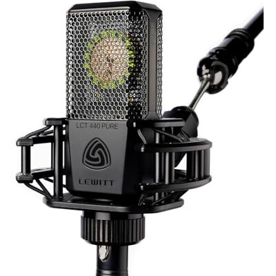 Lewitt Micrófono de condensador LCT 440 PURE XLR para voz, canto, grabación de instrumentos y transmisión Lewitt Micrófono de condensador LCT 440 PURE XLR para voz, canto, grabación de instrumentos y transmisión