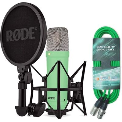 RØDE Rode NT1 Signature Green Micrófono de Estudio Verde + keepdrum Cable XLR Verde RØDE Rode NT1 Signature Green Micrófono de Estudio Verde + keepdrum Cable XLR Verde