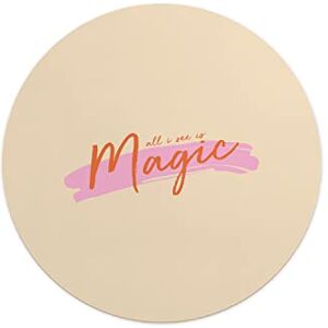 Questo Casa , Alfombrilla de ratón Redonda con impresión Digital, Antideslizante, para Oficina y hogar, diámetro de 22 cm Questo Casa , Alfombrilla de ratón Redonda con impresión Digital, Antideslizante, para Oficina y hogar, diámetro de 22 cm