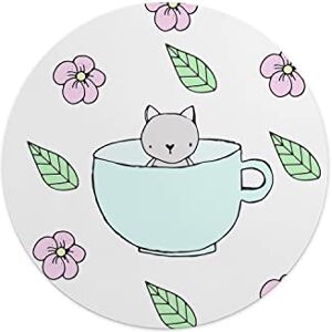 Questo Casa , Alfombrilla de ratón Redonda con impresión Digital, Antideslizante, para Oficina y hogar, diámetro de 22 cm Questo Casa , Alfombrilla de ratón Redonda con impresión Digital, Antideslizante, para Oficina y hogar, diámetro de 22 cm