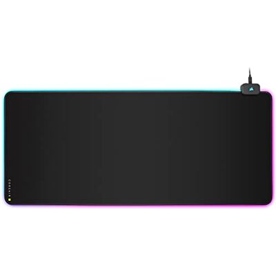 Corsair MM700 RGB Extended 3XL Alfombrilla de Ratón de Tela para Juegos 1.220 mm x 610 mm (48" x 24") Iluminación RGB 360° Concentrador de Dos Puertos USB Goma Gruesa Negro Corsair MM700 RGB Extended 3XL Alfombrilla de Ratón de Tela para Juegos 1.220 mm x 610 mm (48" x 24") Iluminación RGB 360° Concentrador de Dos Puertos USB Goma Gruesa Negro