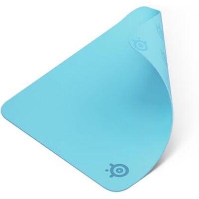 SteelSeries QcK Alfombrilla Gaming Mediana Aqua Base Antideslizante Seguimiento y Estabilidad Top Optimizada para sensores 320 mm x 270 mm FPS, MOBA, RTS, MMO SteelSeries QcK Alfombrilla Gaming Mediana Aqua Base Antideslizante Seguimiento y Estabilidad Top Optimizada para sensores 320 mm x 270 mm FPS, MOBA, RTS, MMO