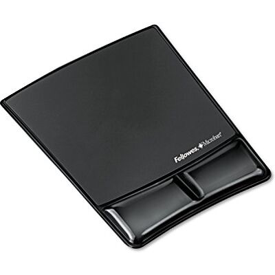 Fellowes ALFOMBRILLA REPOSAMUÑECAS DE GEL CANAL ERGONOMICO NEGRO Fellowes ALFOMBRILLA REPOSAMUÑECAS DE GEL CANAL ERGONOMICO NEGRO
