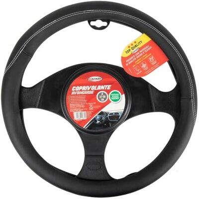Funda de volante negro - 37-39 cm - Comodidad y seguridad Funda de volante negro - 37-39 cm - Comodidad y seguridad