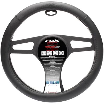 Simoni Racing Funda Volante Trophy 1-37-39cm Cuero Ecológico Negro Simoni Racing Funda Volante Trophy 1-37-39cm Cuero Ecológico Negro