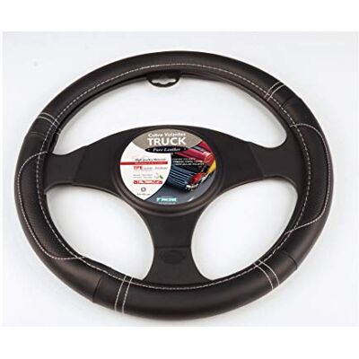 PICOYA Funda Volante Pure, Negro, Truck 45 cm, 44-46 cm PICOYA Funda Volante Pure, Negro, Truck 45 cm, 44-46 cm