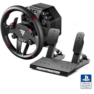 Thrustmaster T598 Volante de Carreras Direct Axial Drive para PS5, PS4 y PC (Force Feedback de Próxima Generación, Aro Sportcar de 30 cm, Incluye Pedales Raceline Pedals LRT) Negro Thrustmaster T598 Volante de Carreras Direct Axial Drive para PS5, PS4 y PC (Force Feedback de Próxima Generación, Aro Sportcar de 30 cm, Incluye Pedales Raceline Pedals LRT) Negro