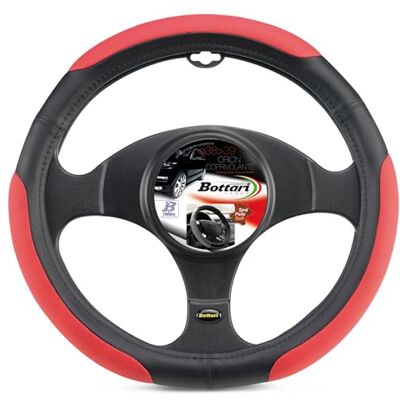 Bottari Italy Bottari Bottari Funda volante para coche, universal, "Orion", color negro y rojo, universal con diámetro estándar 37/39 cm, Rojo, Diámetro 37-39 cm Bottari Italy Bottari Bottari Funda volante para coche, universal, "Orion", color negro y rojo, universal con diámetro estándar 37/39 cm, Rojo, Diámetro 37-39 cm