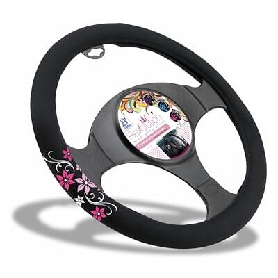 Bottari Italy Bottari Bottari : "My Star" Funda de Volante color negro con una flor rosada Bottari Italy Bottari Bottari : "My Star" Funda de Volante color negro con una flor rosada