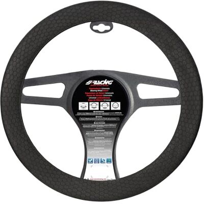Simoni Racing Funda Volante Beehive Soft SIL 35-40cm Negro Simoni Racing Funda Volante Beehive Soft SIL 35-40cm Negro