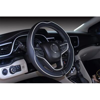 Mayco Bell 2019 New Microfiber Leather Car Extra Large Steering Wheel Cover for Big Trucks (17.5-18'', White) Mayco Bell 2019 New Microfiber Leather Car Extra Large Steering Wheel Cover for Big Trucks (17.5-18'', White)
