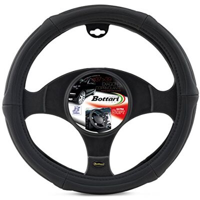 Bottari Italy Bottari Bottari Funda volante para coche, universal, "Exagon", inodore, color negro, talla universal: diámetro 37/39 cm, Diámetro 37-39 cm Bottari Italy Bottari Bottari Funda volante para coche, universal, "Exagon", inodore, color negro, talla universal: diámetro 37/39 cm, Diámetro 37-39 cm